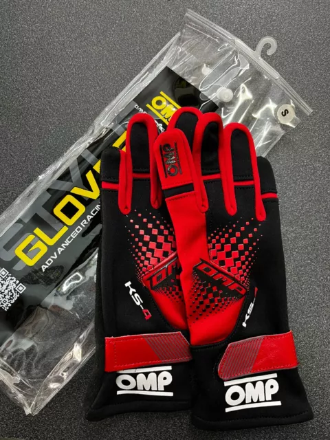 Kk02744E060S Ks-4 Gloves Rosso/Nero Tg. S