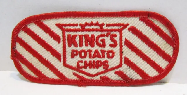 KING'S POTATO CHIPS Vintage Embroidered Uniform Employee Patch ...