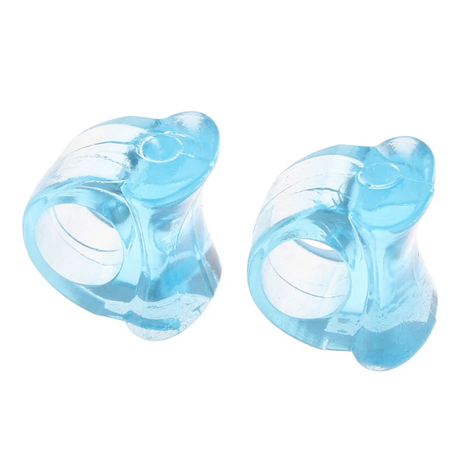 2pcs Silicone Gel Toe Spacer Separator Straightener Spreader Bunion Pain DECR Sg