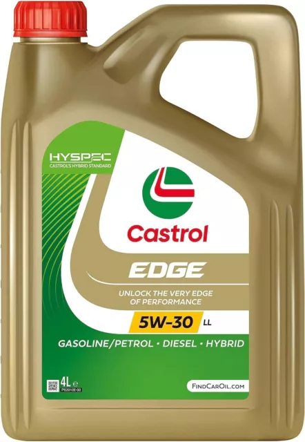 Castrol Edge 5W-30 LL Engine Oil Fully Synthetic with Hyspec Standard 4 Litre