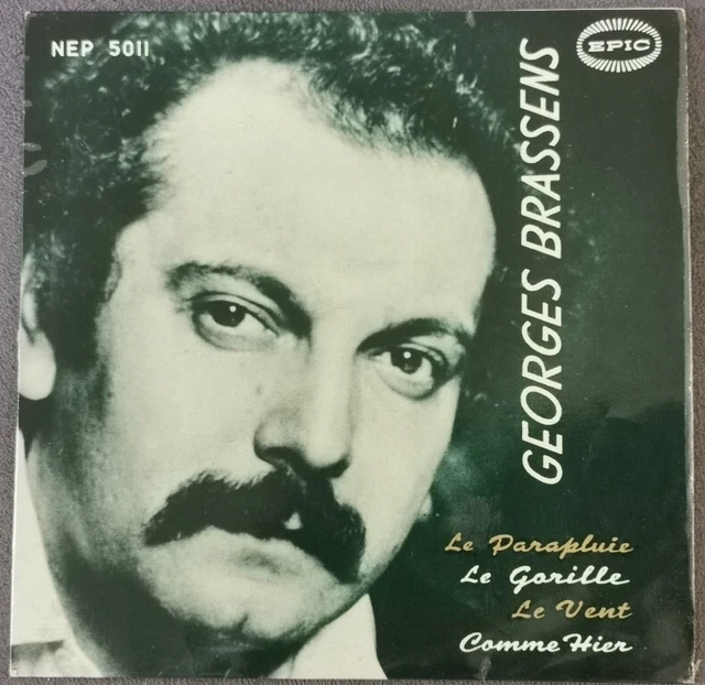 Collector et rarissime  le premier 45t japonais de G Brassens Collector complet