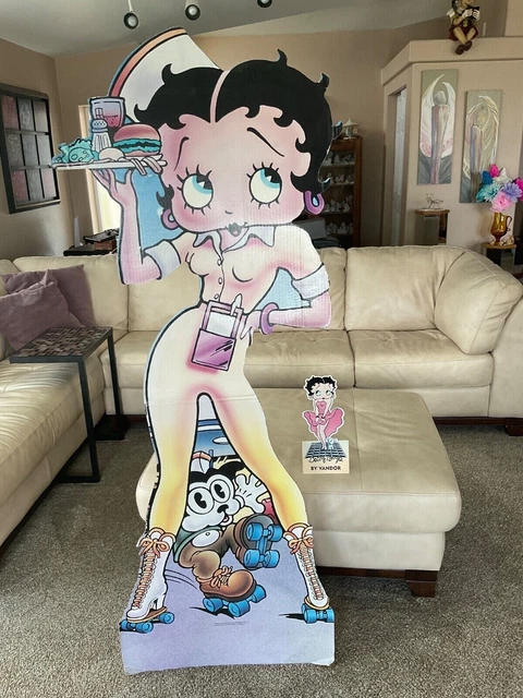 BETTY BOO 5’ and 12” CARDBOARD CUT OUT 