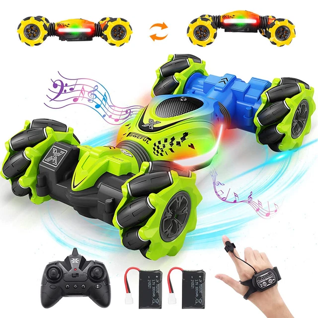 4WD 360° ROTATION RC Stunt Car Toys Hand Gesture Remote Control Off ...