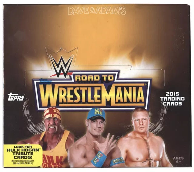 WWE Topps Road to Wrestlemania 2015 blaue parallele Wrestling-Karten Wählen Sie Ihre eigenen