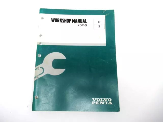 Volvo Penta Workshop Manual XPD-B   P/N 7742145