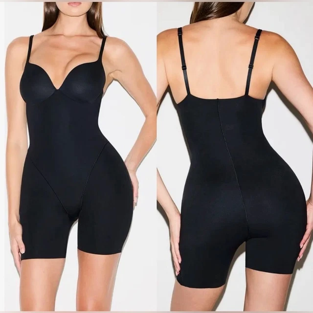 NEW SKIMS ULTIMATE Body Butt & Hip Enhancing black Bodysuit Sz L £107. ...