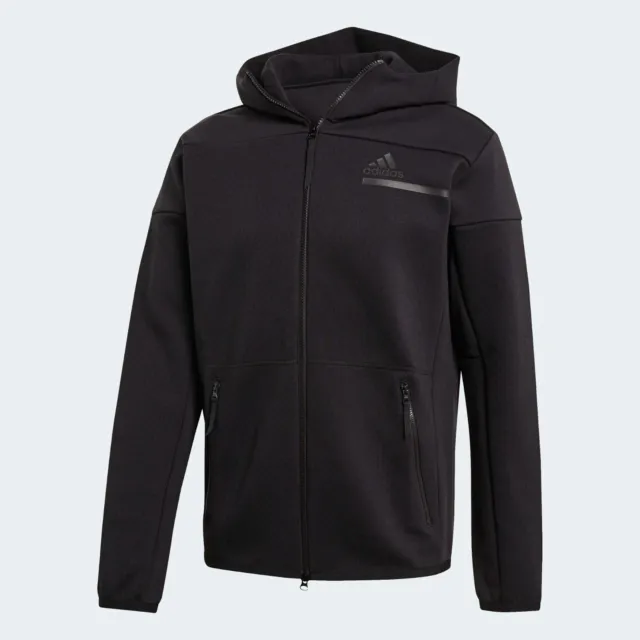 Adidas Z.N.E. Felpa con cappuccio con cerniera intera GM6531 da uomo giacca nera varie taglie prezzo disponibile £125