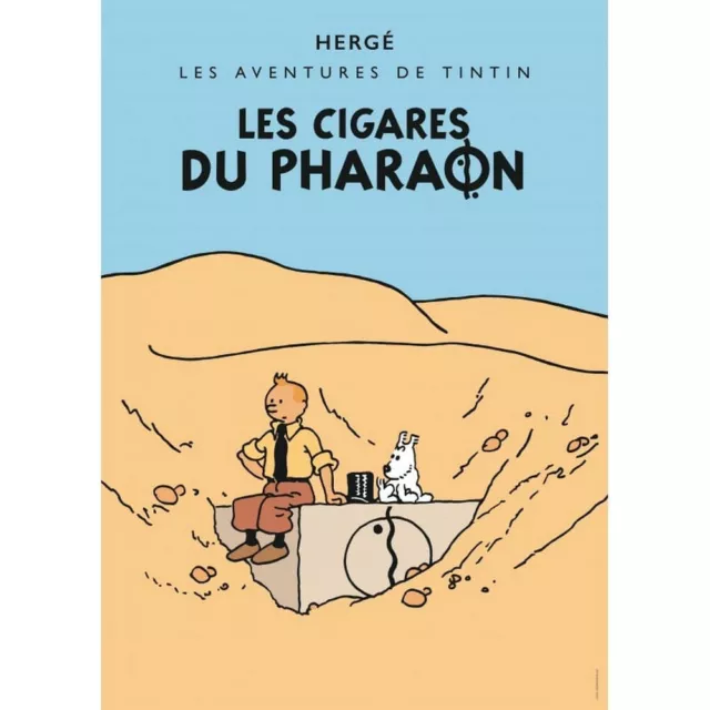 Poster Tintin Album: Les Cigares du Pharaon color 22031 (50x70cm)