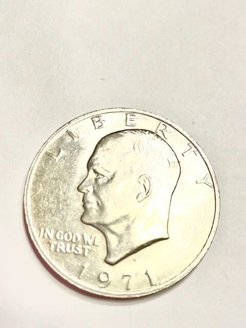 1971 D Eisenhower one dollar coin type2 good condition