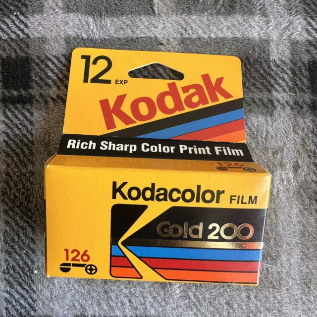 Vintage Kodak Kodacolor VR 200 VR G CB 126 24 126 Film 24 Expired 12 1991 New