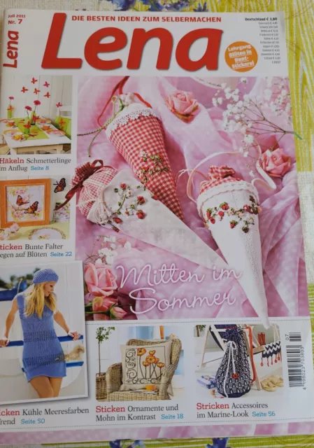 Sticken, der Sommer kommt... Lena Juli Nr. 7 Handarbeitsheft