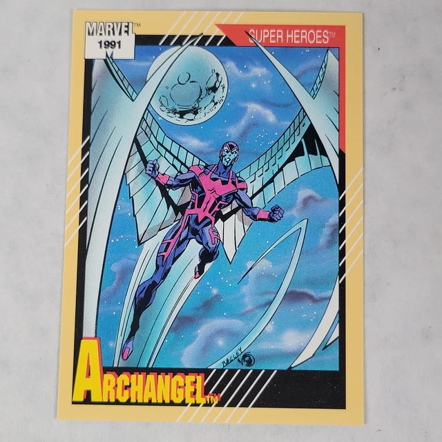 #47 "ARCHANGEL" 1991 Impel Marvel Universe Series 2 Trading Card NEAR-MINT