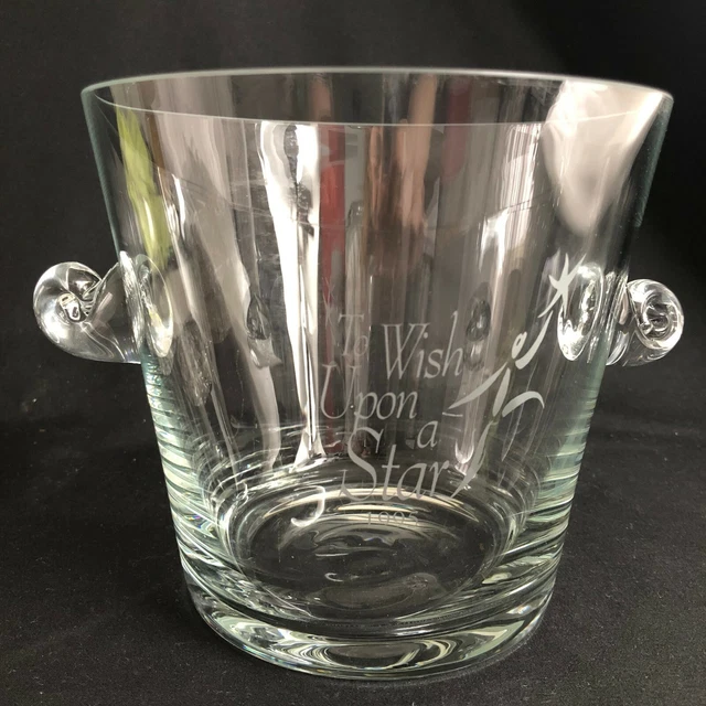 VINTAGE TIFFANY & Co Crystal Glass Ice Bucket / Champagne Holder w