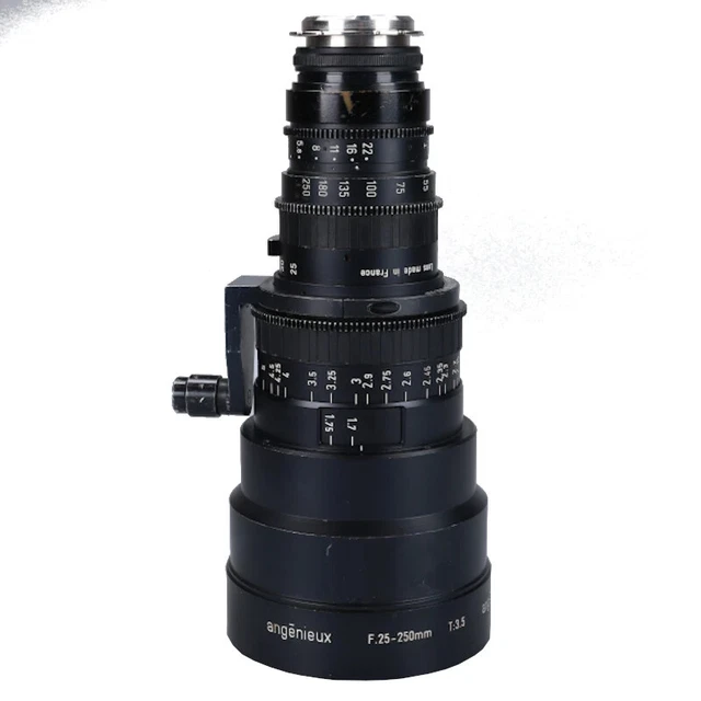 Objectif De Cinéma Angénieux 25-250mm F/3.2 - Monture Cameflex, Compatible Arriflex