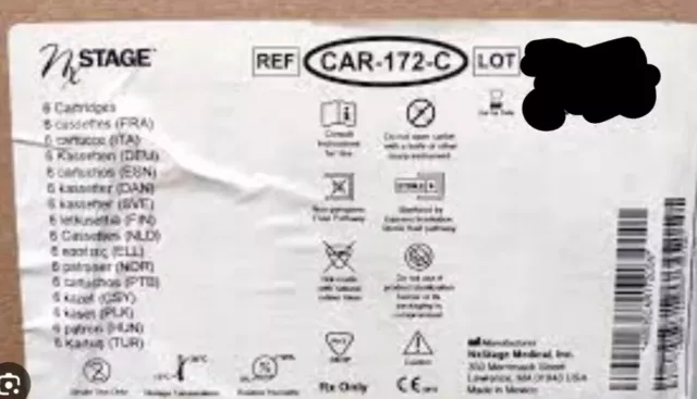 NxStage CAR-172-C Exp: 04/2025 Dialysis Cartridges (2025/04) CASE of 6