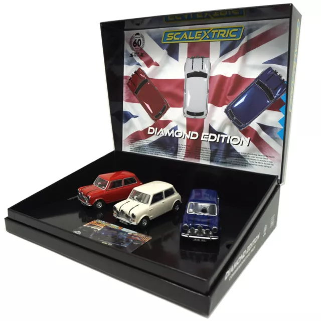 Scalextric C4030A Legends Mini Diamond Triple Pack Limited Edition 1/32 Slot Car