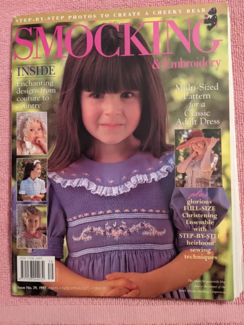 Revista australiana de esmoquin y bordado, número de edición 39, 1997, muy buen estado.