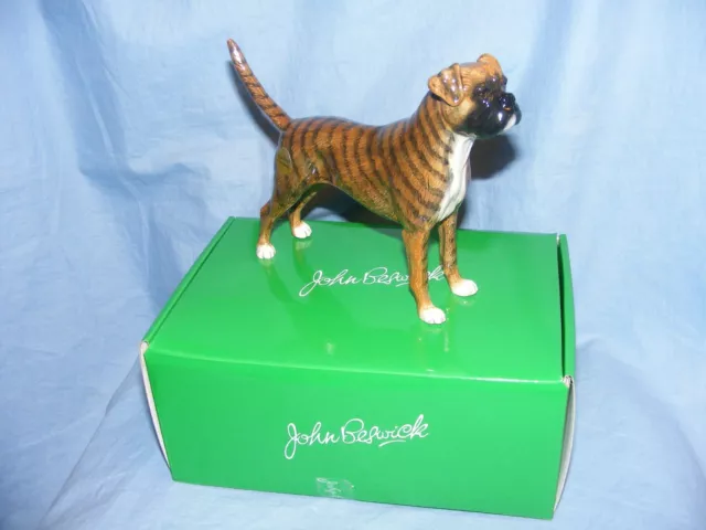 Boxer Dog John Beswick Dog Brindle JBD106 Figurine Present Gift New Boxed