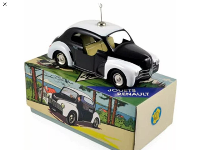 OLD ORIGINAL CIJ RENAULT 4CV 1947/1948 #3-48-1a MADE FRANCE 1949 1/45