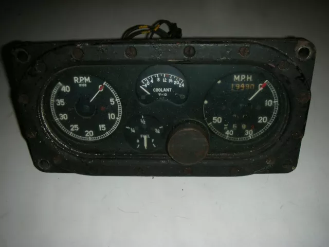 Daimler Ferret, Saracen, Saladin, Austin Champ - Instrument Panel Assembly