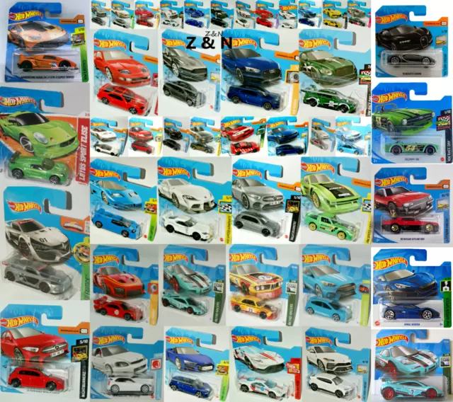 Hot wheels Lamborghini Audi JDM Bugatti Tesla Mercedes Nissan BMW JAGUAR Ford VW