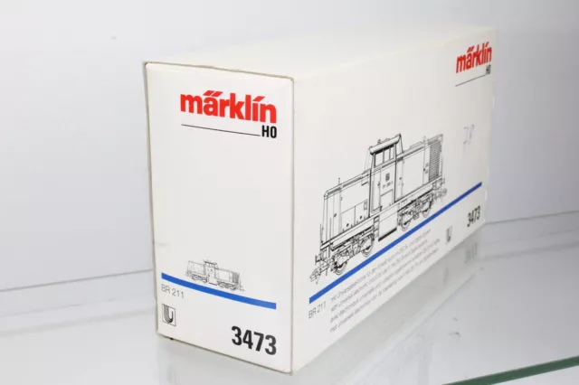 Märklin 3473 OVP Leerkarton mit Papiere für Diesellok V100 BR 211 286-0 2