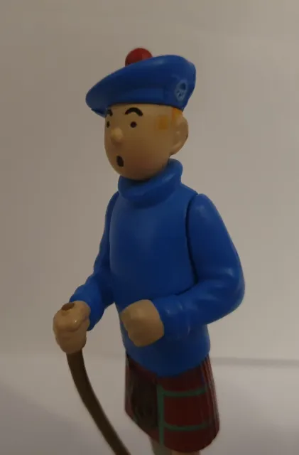 Figurine statuette Tintin en kilt écossais " l'île noire " Édition limitée 3