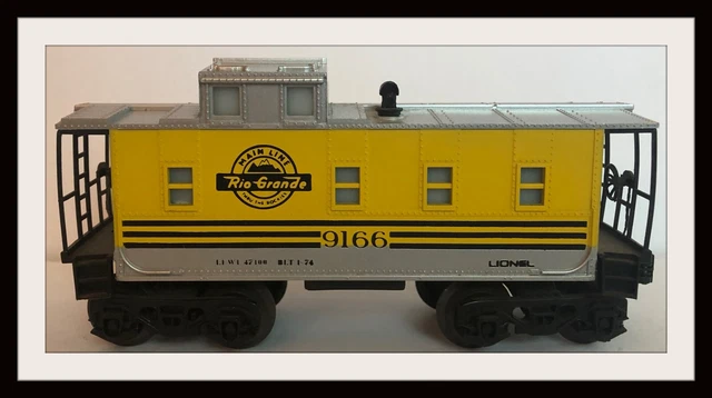Lionel Rio Grand Illuminated Caboose # 9166