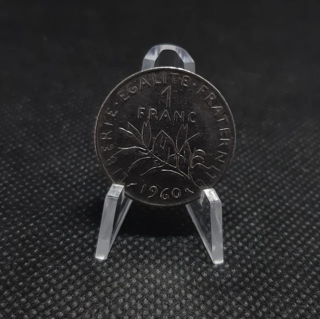 1 franc Semeuse, nickel, frappe médaille 1960 Paris F.226/4 var