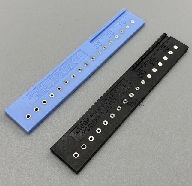 Dental Gutta Percha Points Gauge Cutter Endodontic Root Files Measurement Ruler