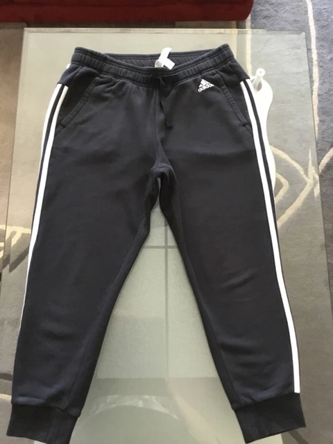 ADIDAS Damen 3/4 Sport Jogging Hose schwarz 38 40