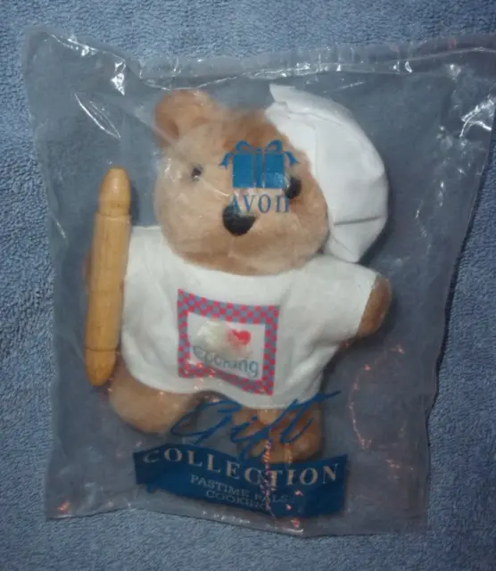 AVON COLLECTION Pastime Pals I Love Shopping 5” Teddy Bear NEW in the  plastic $2.99 - PicClick