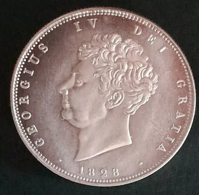 1828 Retro Halfcrown. Souvenir Gap Filler. Exact same size/weight as original.