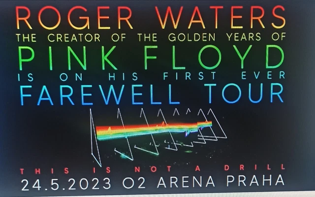 2 E-Tickets - Roger Waters - Prag - Stehplätze vor der Bühne