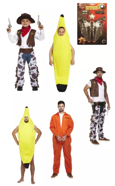 Child Cowboy Costume Boys Wild West Book Week Day Fancy Dress Outfit/Banana lot