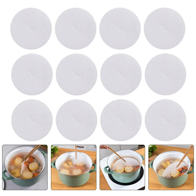 24 por ciento papel de absorción de aceite de cocina redondo aceite papel de sellar