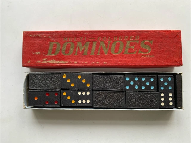 ANCIENNE BOITE DE jeux de dominos des années 1950 EUR 7,00 - PicClick FR