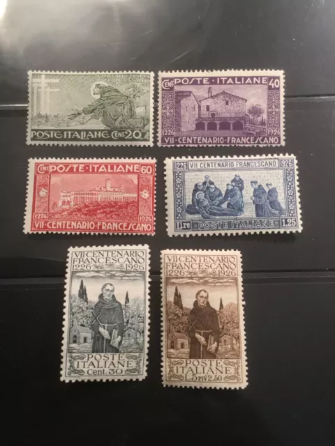 Italy Scott #178-183 Mint Never Hinged Not Often Found NH! Catalog $40!