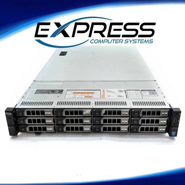 SERVEUR RACK 2U Dell PowerEdge R730XD (12 x 3,5 pouces) - 2 x HS, câble ...