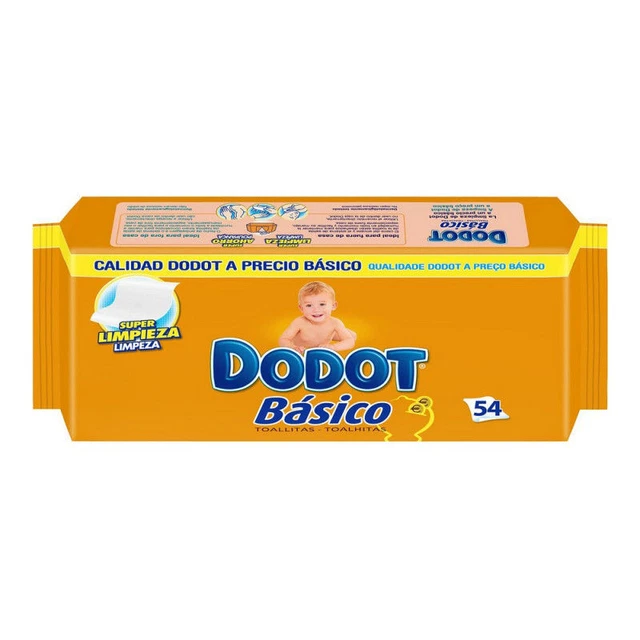 Lingettes imprégnées Dodot Basique 4318 (54 uds)
