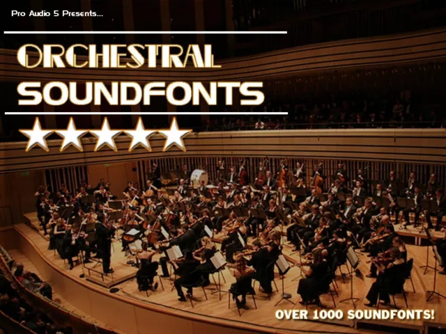 Orchestral Soundfonts - SF2 Format Samples - 1000+ Orchestra Samples DVD