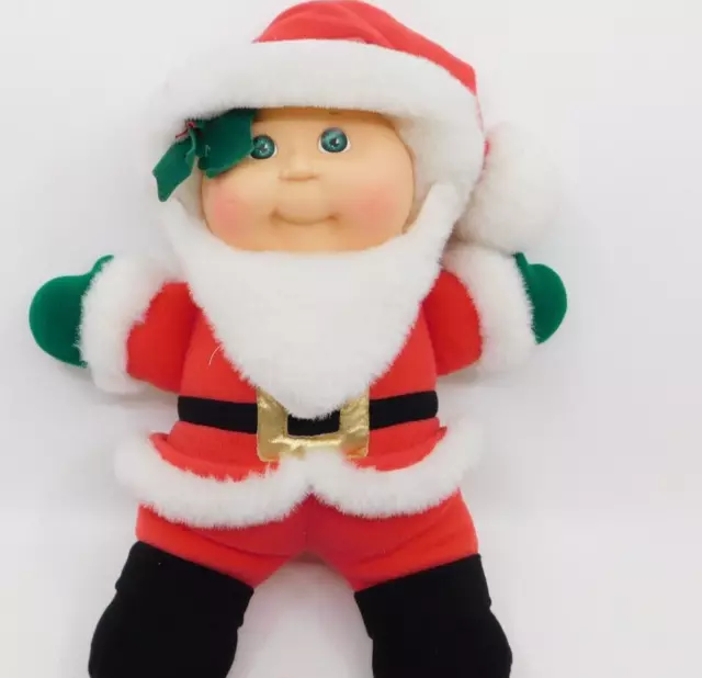 Hasbro Cabbage Patch Kids Holiday Edition Doll Vintage 1992 Christmas Green Eyes