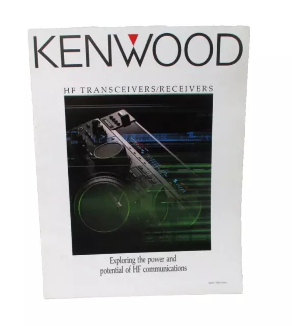 Kenwood HF Transceivers 1993 Catalog TS-950SDX TS-850S TS-450S SM-230 TL-922A