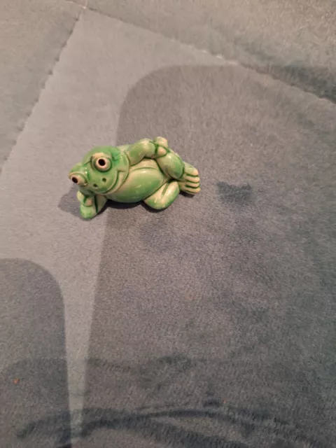 Ü-Ei Überraschungsei Figur Big Boss aus Reihe Happy Frogs 1986 Frosch