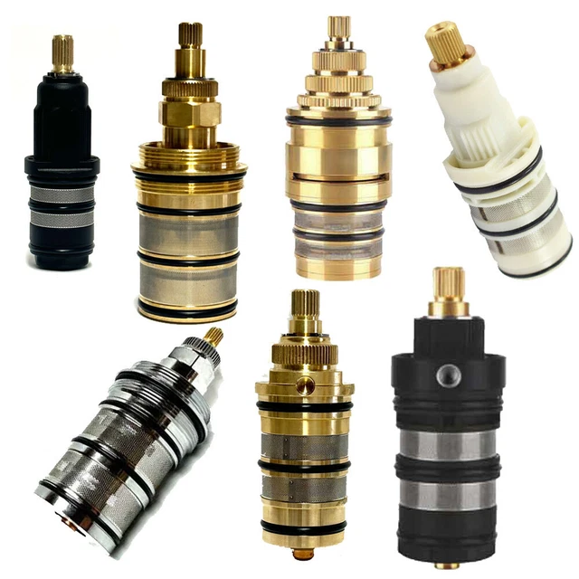 THERMOSTATIC CARTRIDGE TEMPERATURE control valve Shower bar mixing universal £50.00 PicClick UK