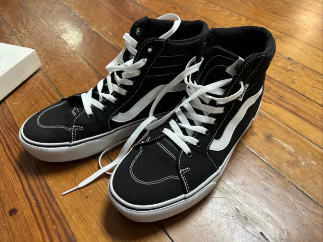 Womens black hotsell vans size 9