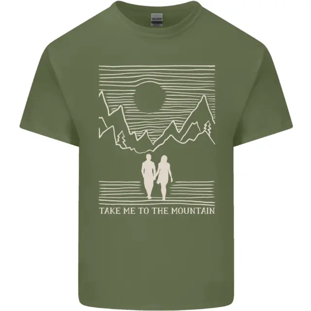 T-shirt top Take Me to the Mountains trekking escursionismo da uomo cotone 6
