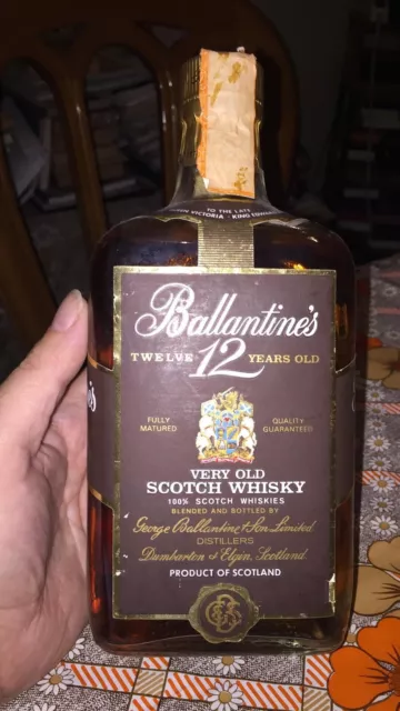 Whisky BALLANTINE'S 12 years old - 75 cl 43° - anni '80 - VINTAGE