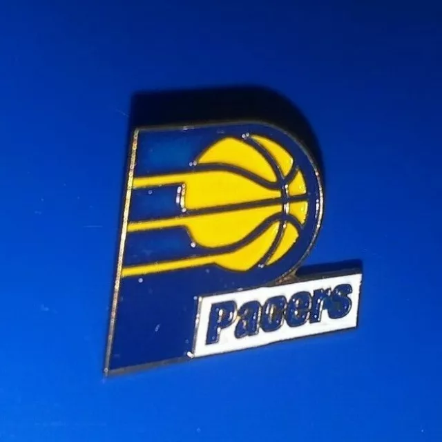 Nba Indiana Pacers Team Logo Basketball Imprinted Products Pin Classic Rare A