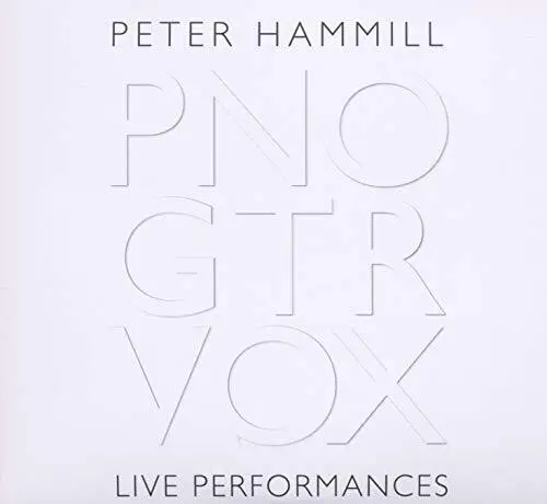 Peter Hammill Pno, Gtr, Vox (Live Performances By Peter Hammill) Double CD NEW